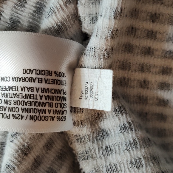 Ava + Viv Top Size X Square Neck Short Puff Sleeve Black & White Casual Coquette - Picture 7 of 14